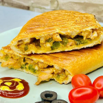 پنینی مرغ و قارچ